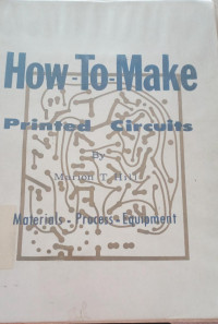 Image of how  to make printed circuits