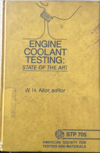 Image of ENGINE COOLANT TESTING STATE OF THE ART