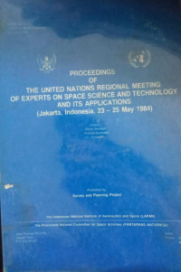 Image of PROCEEDINGS OF THE UNITED NATIONS REGIONAL MEETING OF EXPERTS ON SPACE SCIENCE AND TECHNOLOGY AND ITS APPLICATIONS