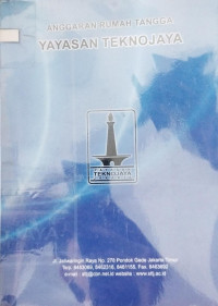 Image of ANGGARAN RUMAH TANGGA YAYASAN TEKNOJAYA