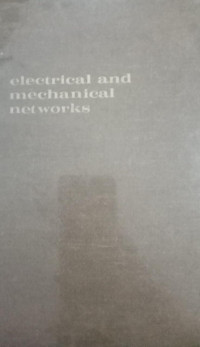 LECTRICAL AND MECHANICAL NETWORKS