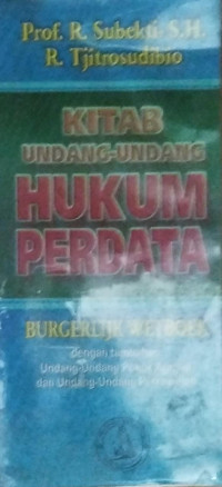 Image of kitab undang undang hukum perdata