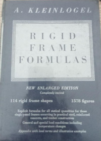 Image of RIGID FRAME FORMULAS