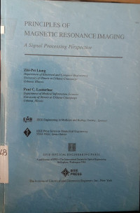 Image of Principles of Magnetic Resonance Imaging, A Signal Processing Perspective