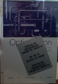 Image of optimization of chemical processes second edition