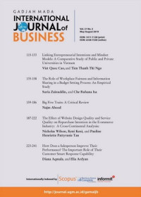 Image of International Journal of Business Vol 25 No 3 2023