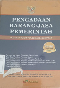 Image of PENGADAAN BARANG/ JASA PEMERINTAH
