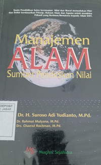 Image of Manajemen Alam Sumber Pendidikan Nilai