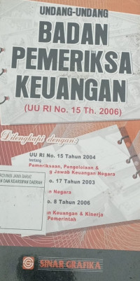 Image of UNDANG-UNDANG BADAN PEMERIKSA KEUANGAN