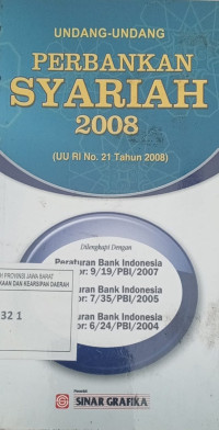 Image of UNDANG- UNDANG PERBANKAN SYARIAH2008