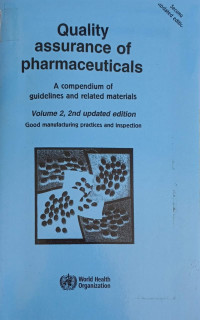 Image of QUALITY ASSURANCE OF PHARMACEUTICALS