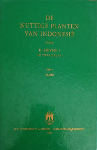 Image of DE NUTIGGE PLANTEN VAN INDONESIE
