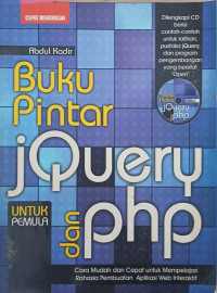 Image of BUKU PINTAR JQUERY DAN PHP