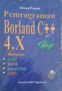 Image of PEMROGRAMAN BORLAND C++ 4.X