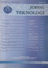 Image of JURNAL TEKNOLOGI