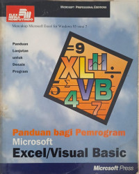 Image of PANDUAN BAGI PEMROGRAMAN MICROSOFT EXCEL/VISUAL BASIC