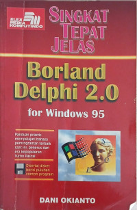 Image of Singkat Cepat Jelas Borland Delphi 2.0 for windows 95