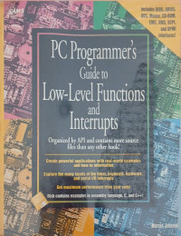 Image of PC Programmer's Guide to Low-Level Funcitions and Interrupts