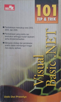 Image of 101 TIP & TRIK VISUAL BASIC .NET