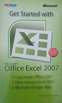 Image of GET STARTED WITH MICROSOFT EXCEL 2007