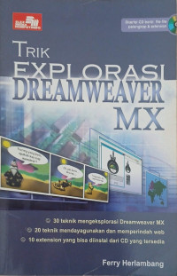 Image of TRIK EXPLORASI DREAMWEAVER MX
