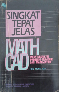 Image of SINGKAT TEPAT JELAS MATH CAD