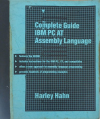 Image of THE COMPLETE GUIDE IBM PC AT ASSEMBLU LANGUAGE