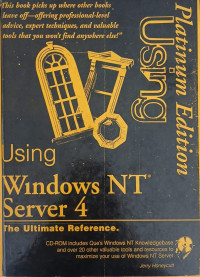 Image of USING WINDOWS NT SERVER 4