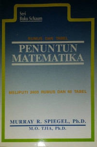 Seri Buku Schaum RUMUS DAN TABEL PENUNTUN MATEMATIKA