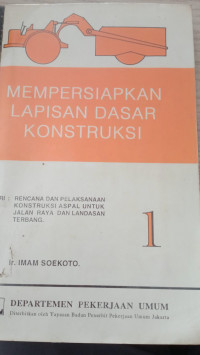 persiapkan lapisan konstruksi