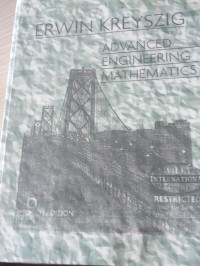 Image of ADVANCED ENGINEERING MATHEMATICS