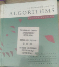 Image of INTRODUCTION TO ALGORITHMS