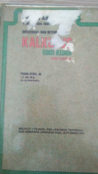 SERI BUKU SCHAUM TEORI DAN SOAL-SOAL diferensial dan integrasi KALKULUS