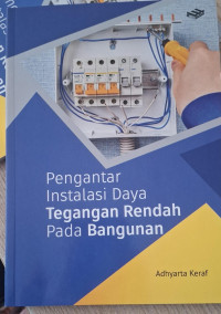 Image of Pengantar Instalasi Daya Tengangan Rendah Pada Bangunan