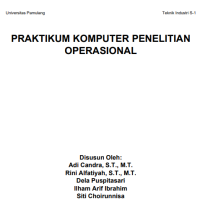 Image of PRAKTIKUM KOMPUTER PENELITIAN

OPERASIONAL