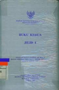 Majelis Permusyawaratan Rakyat Republik Indonesia BUKU KEDUA Jilid 1 : Risalah Rapat Panitia AD HOC II BADAN PEKERJA MPR RI MASA SIDANG 2001