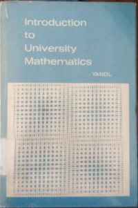 Image of Introduction to University Mathematics