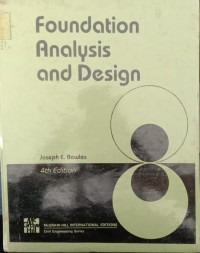 foundation analysis and design (4 edition)