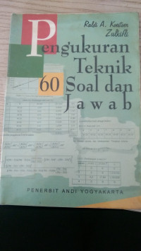 Image of PENGUKURAN TEKNIK 60 SOAL DAN JAWAB