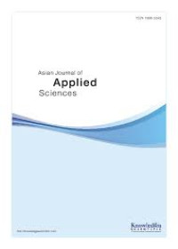 Image of Asian Journal of Applied Sciences VOL 16 NO 2 2023