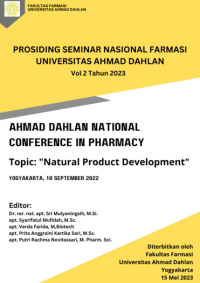 Prosiding Seminar Nasional Farmasi Universitas Ahmad Dahlan 2023