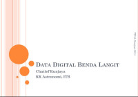 DATA DIGITAL BENDA LANGIT