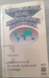 INTERNATIONAL ROAD MAINTENANCE HANDBOOK