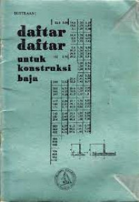 Image of DAFTAR DAFTAR UNTUK KONSTRUKSI BAJA