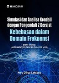 Image of Simulasi dan Analisa Kendali dengan Pengendalian 2 Derajat Kebebasan dalam Domain Frekuensi