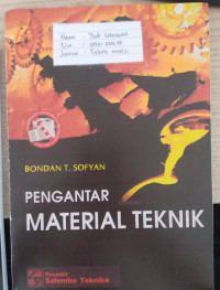 Image of pengantar material teknik