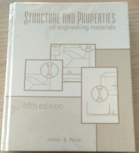 STRUCTURE AND PROPERTIES of engineering materials