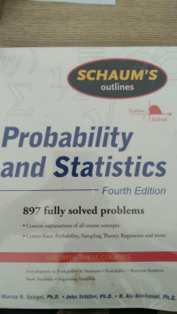 Image of PROBALITY AND STATISTICS