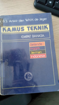 Image of kamus teknik empat bahasa