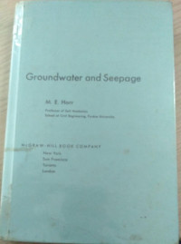 Groundwater and seepage